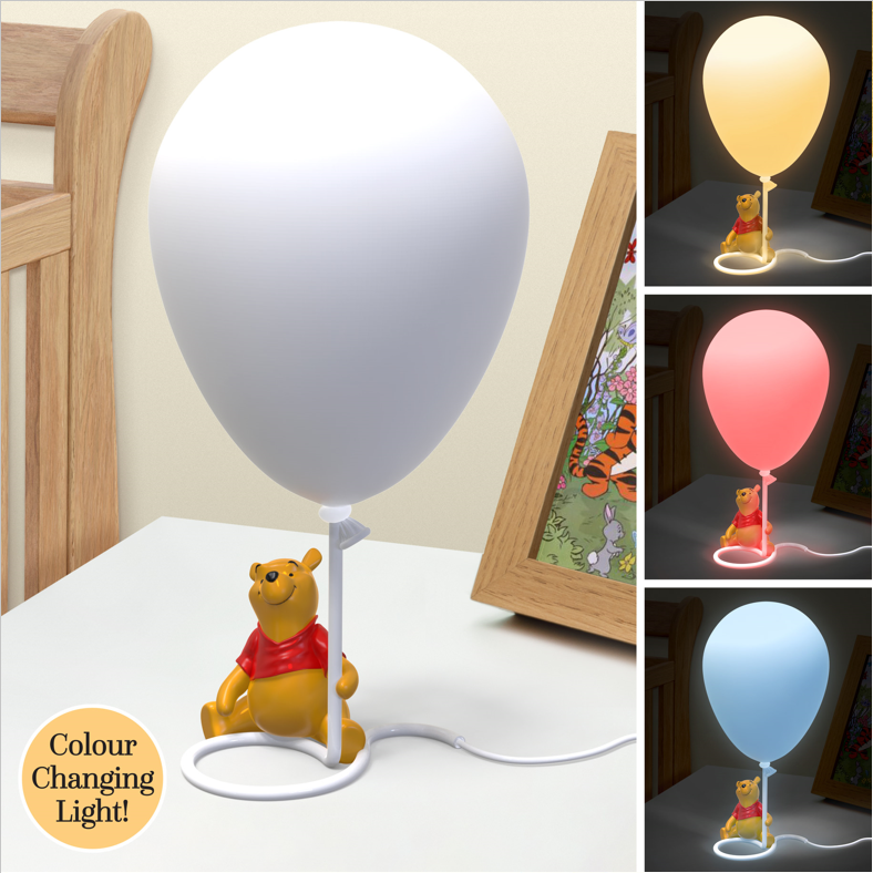 WINNIE THE POOH - Winnie with Balloon - Light 34cm