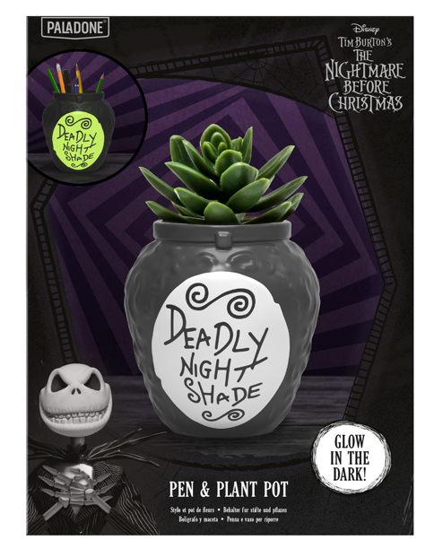 NBX - Deadly Nightshade - Shaped Plant and Pen Pot