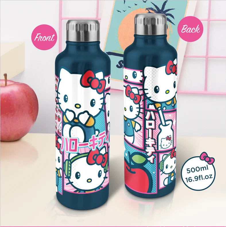 HELLO KITTY – Metallwasserflasche 500 ml