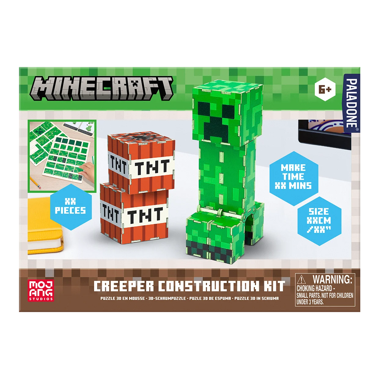 MINECRAFT - Creeper & TNT - Construction Kit
