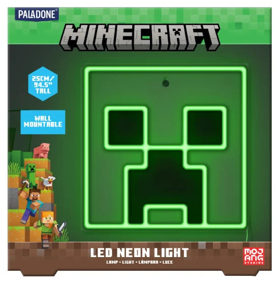 MINECRAFT - Creeper - Wall Mountable LED Neon Light
