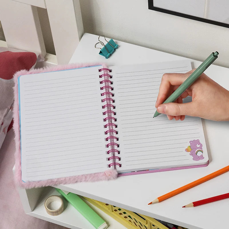 CARE BEARS - A5 Fluffy Notebook