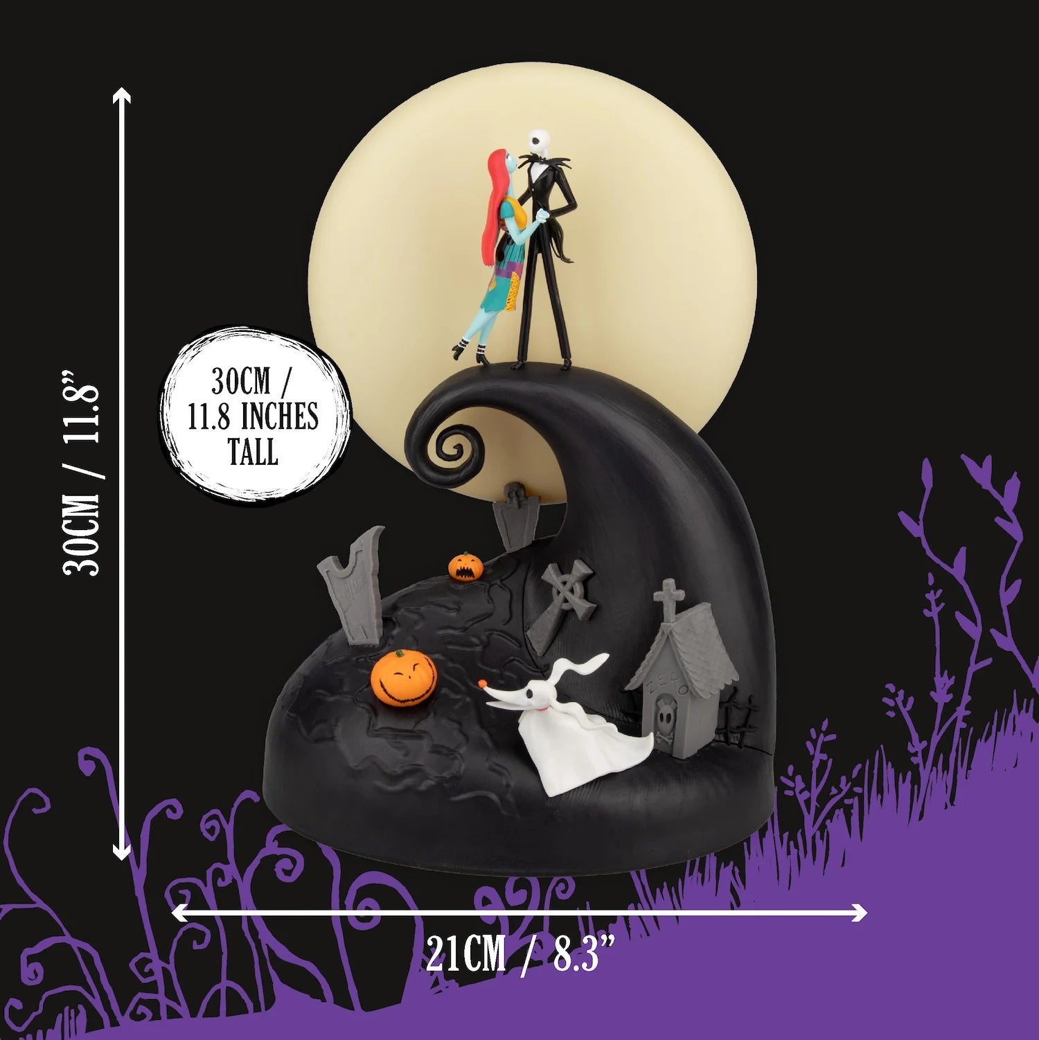 NIGHTMARE BEFORE XMAS - Lamp Diorama 11,8inch