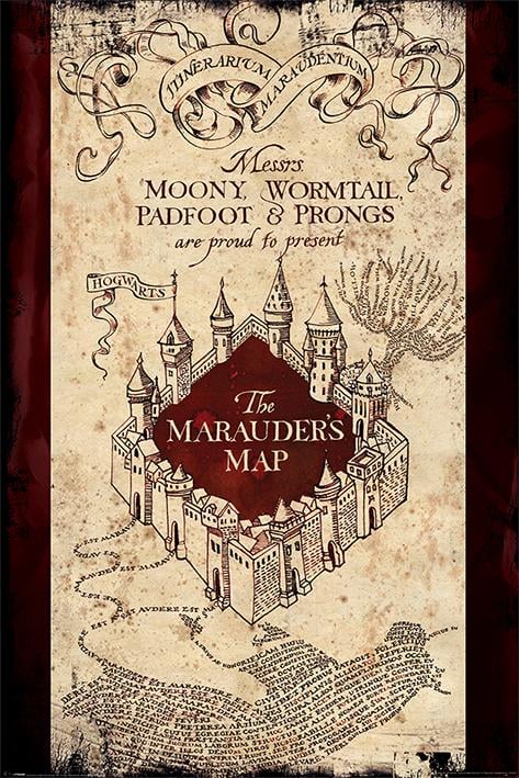 HARRY POTTER - Poster 61x91 - The Marauders Map