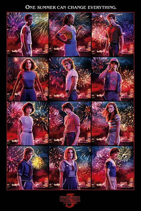 STRANGER THINGS - Poster 61X91 - Character Montage