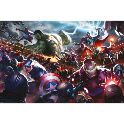 MARVEL FUTURE FIGHT - Heroes Assault - Poster 61x91cm