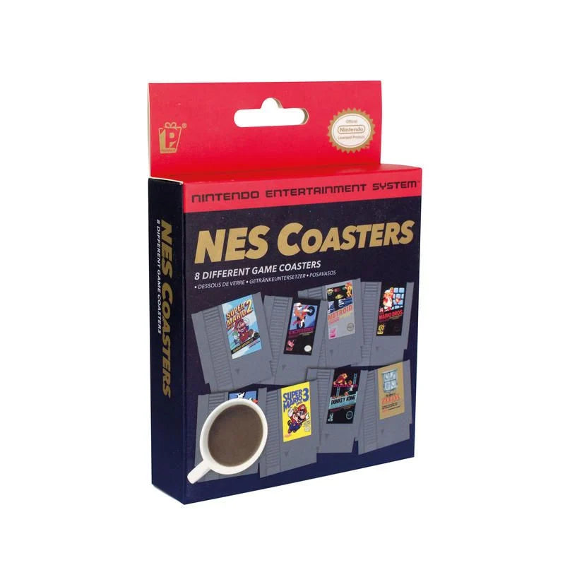 NINTENDO - NES - Cartridge - Set of 8 Coasters