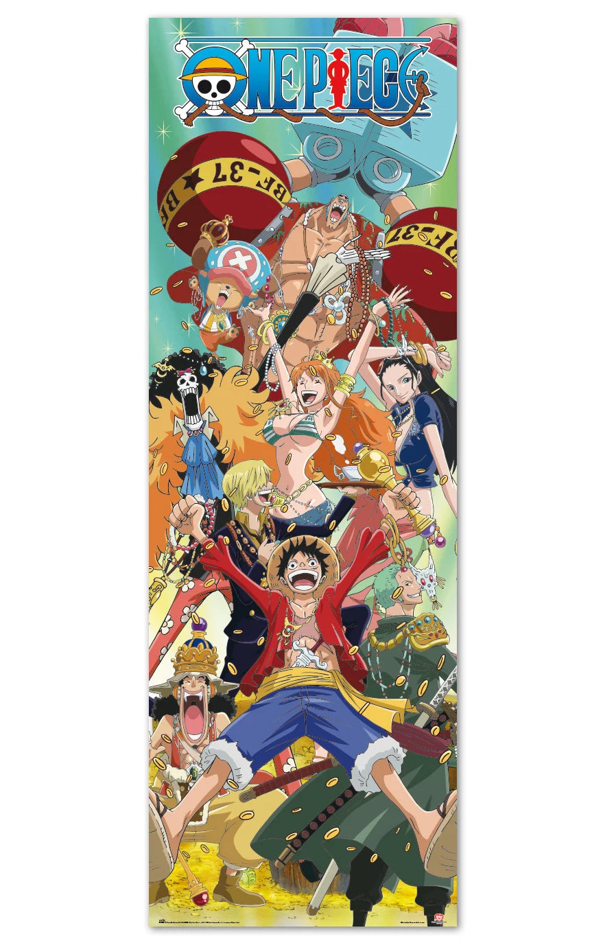 ONE PIECE - Türposter 53x158 cm