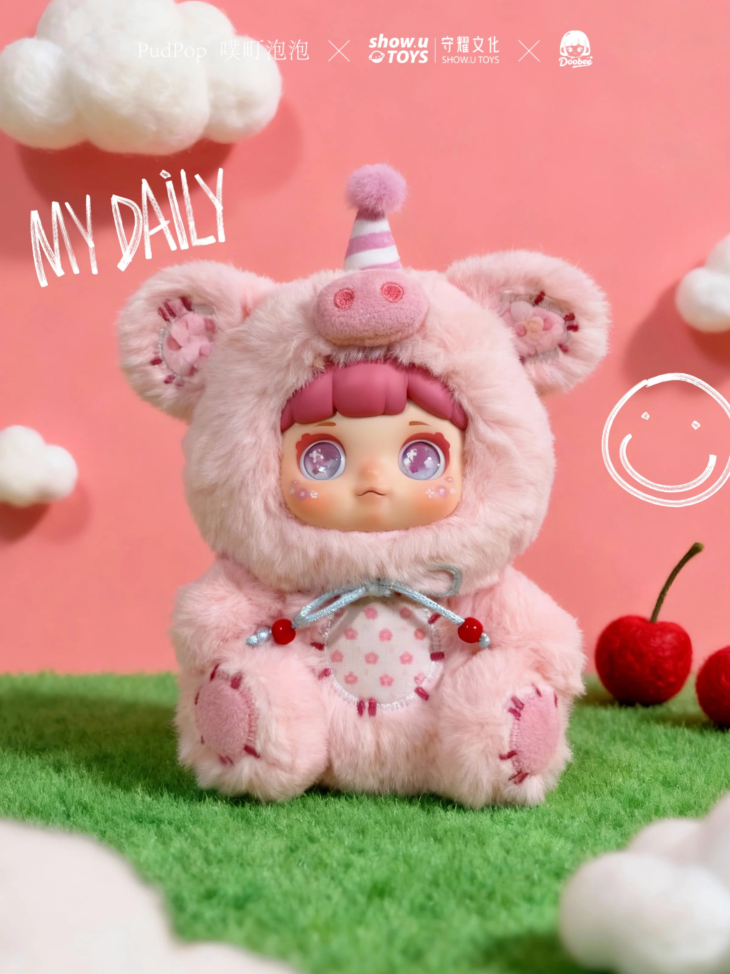 PUDPOP - Doobee fantasy critter park Series Plush BLIND BOX - 20cm