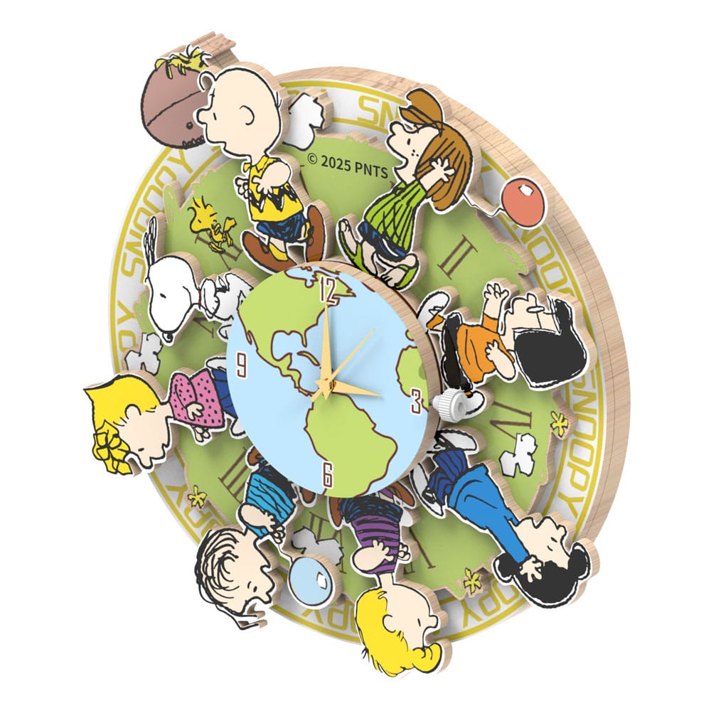 PEANUTS - Around The World - Wood Magnet