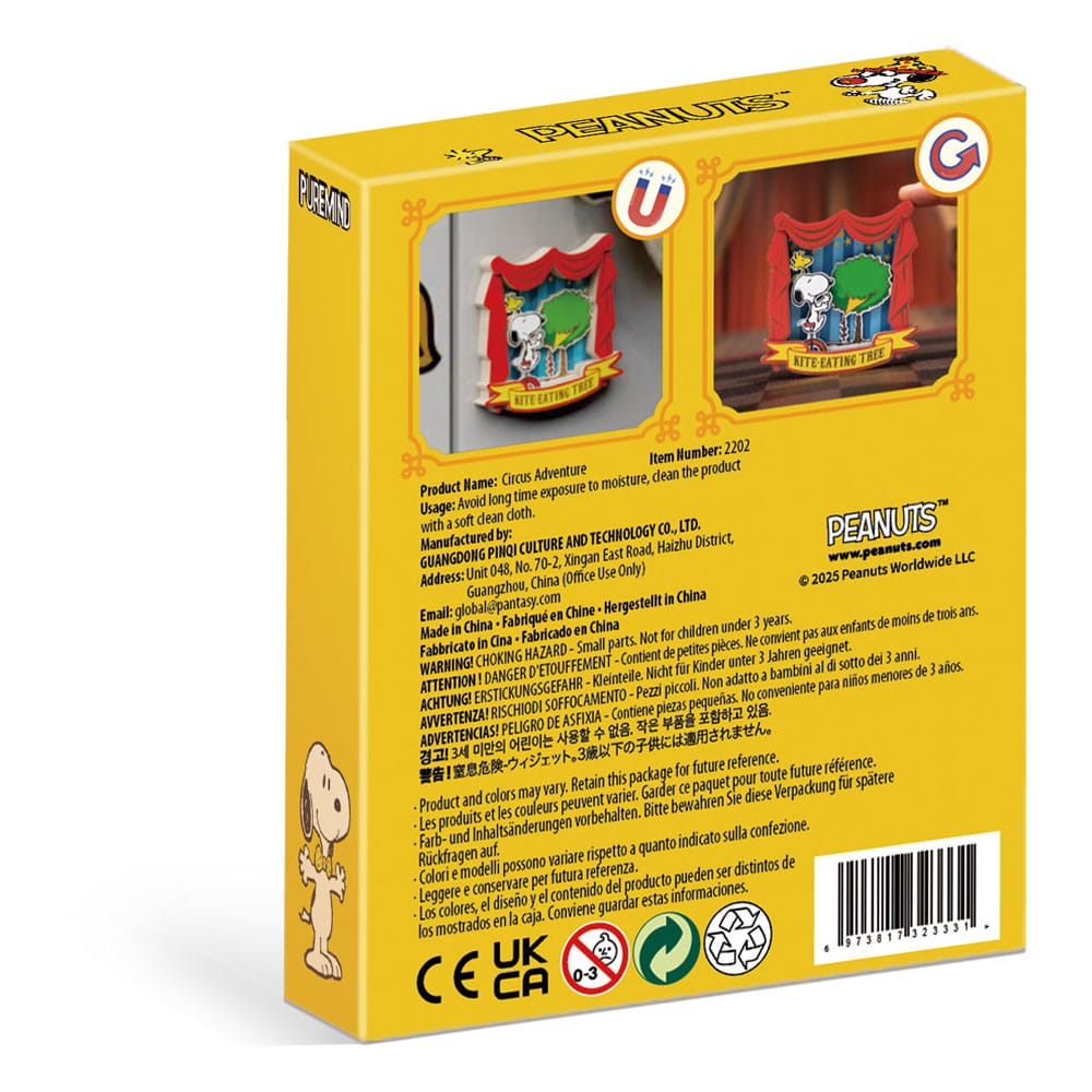 PEANUTS - Circus - Wood Magnet
