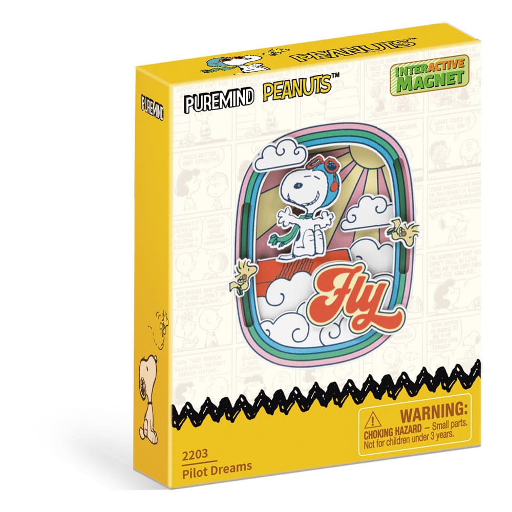 PEANUTS - Pilot - Wood Magnet