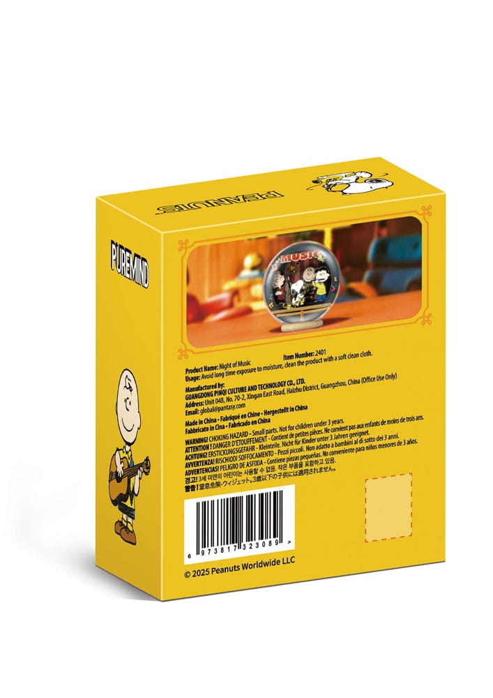 PEANUTS - Night Of Music - Wood Model Kit Globe Theater