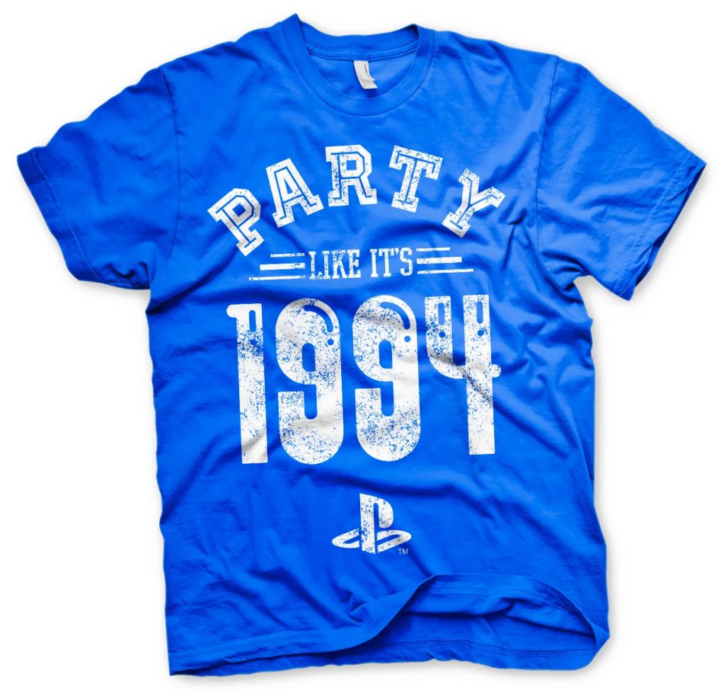 PLAYSTATION - T-Shirt Party Like It's 1994 - BLUE (12Y)