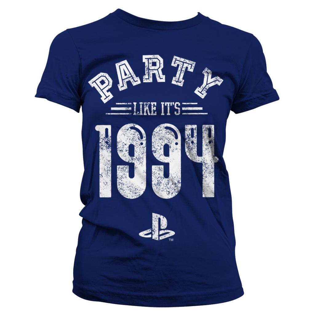 PLAYSTATION - T-Shirt Party Like It's 1994 - GIRL Navy (XXL)