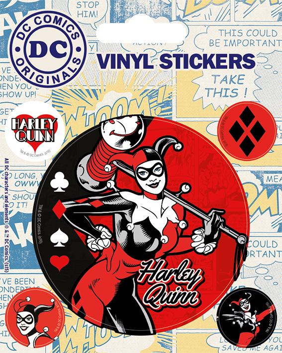 DC COMICS - Harley Quinn - Vinyl Stickers