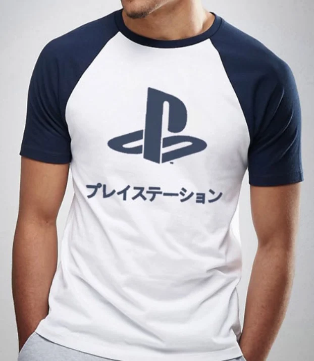 PLAYSTATION - T-Shirt Logo Japanese Text (XXL)