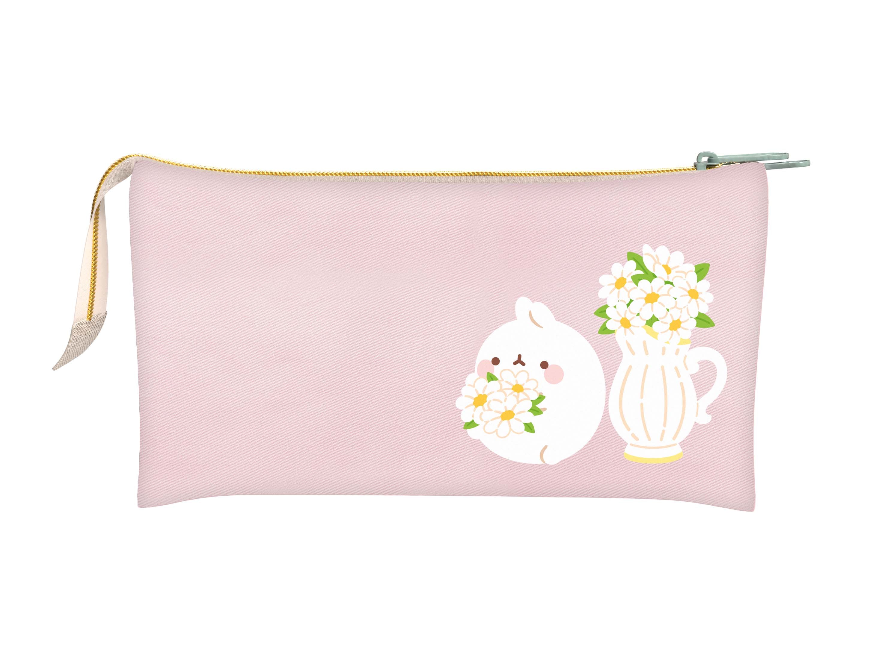 MOLANG - Blossom - Triple Pencil Case