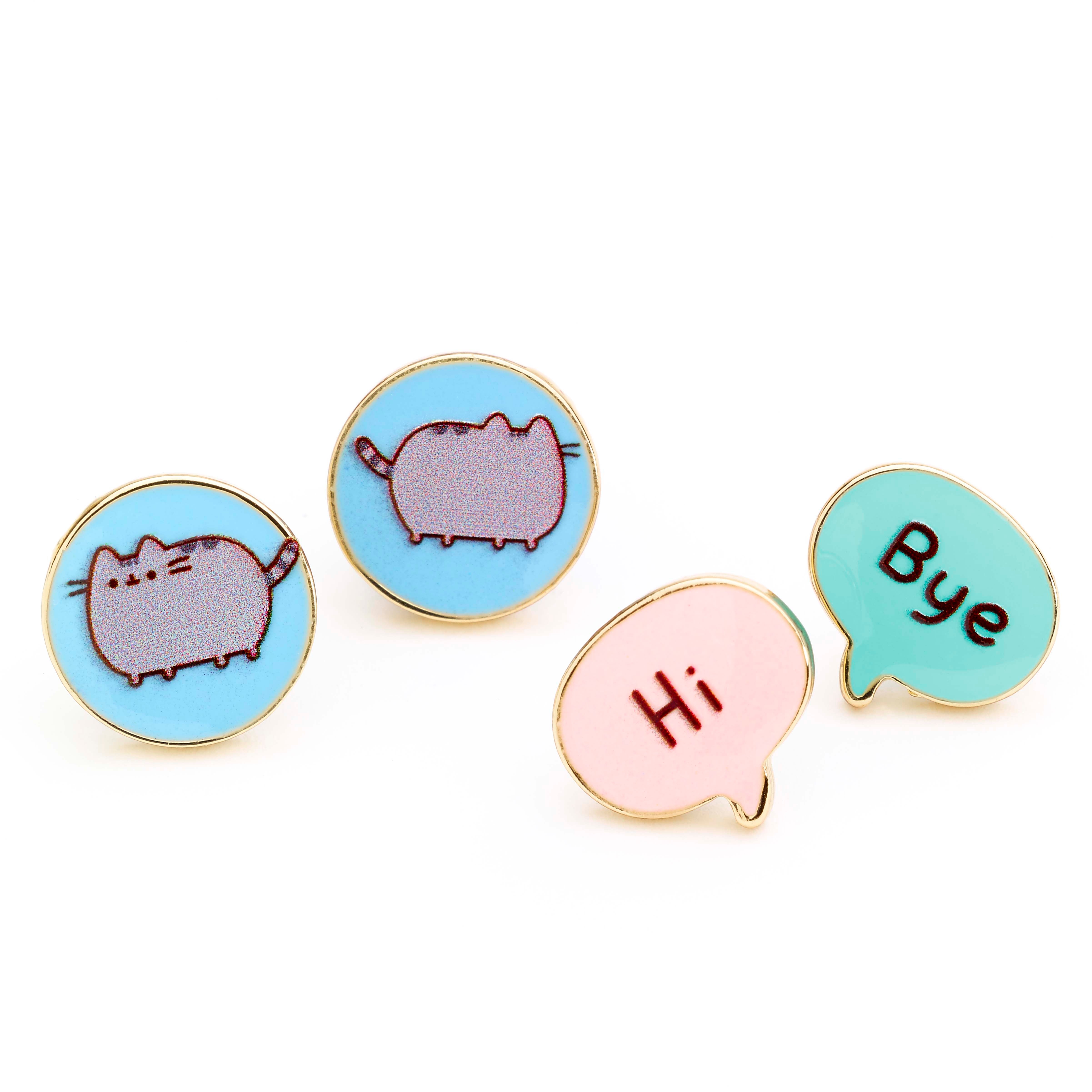 PUSHEEN – Hi &amp; Bye – Set mit 2 Ohrsteckern