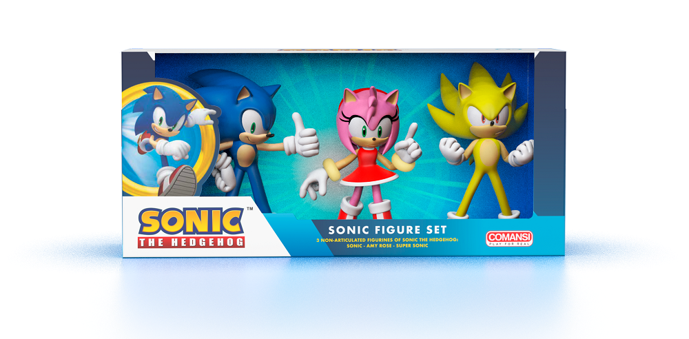 SONIC - Set of 3 Figures