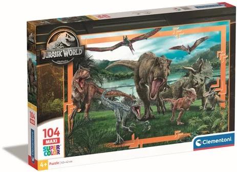 JURASSIC WORLD - Dinosaurs - Puzzle Maxi 104P