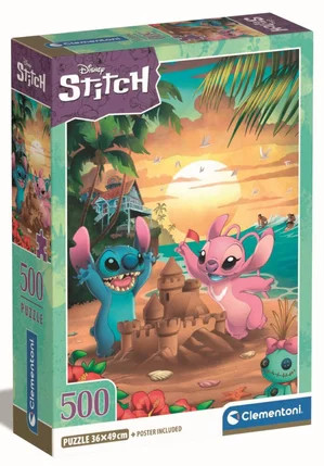 LILO & STITCH - Stitch & Angel - Puzzle 500P