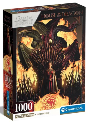 HOUSE OF THE DRAGON - Iron Throne - Puzzle 1000P