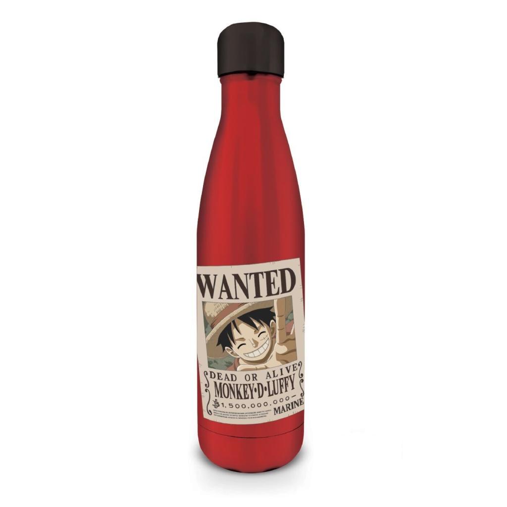 ONE PIECE - Luffy Wanted - Metal Bottle - 19 oz