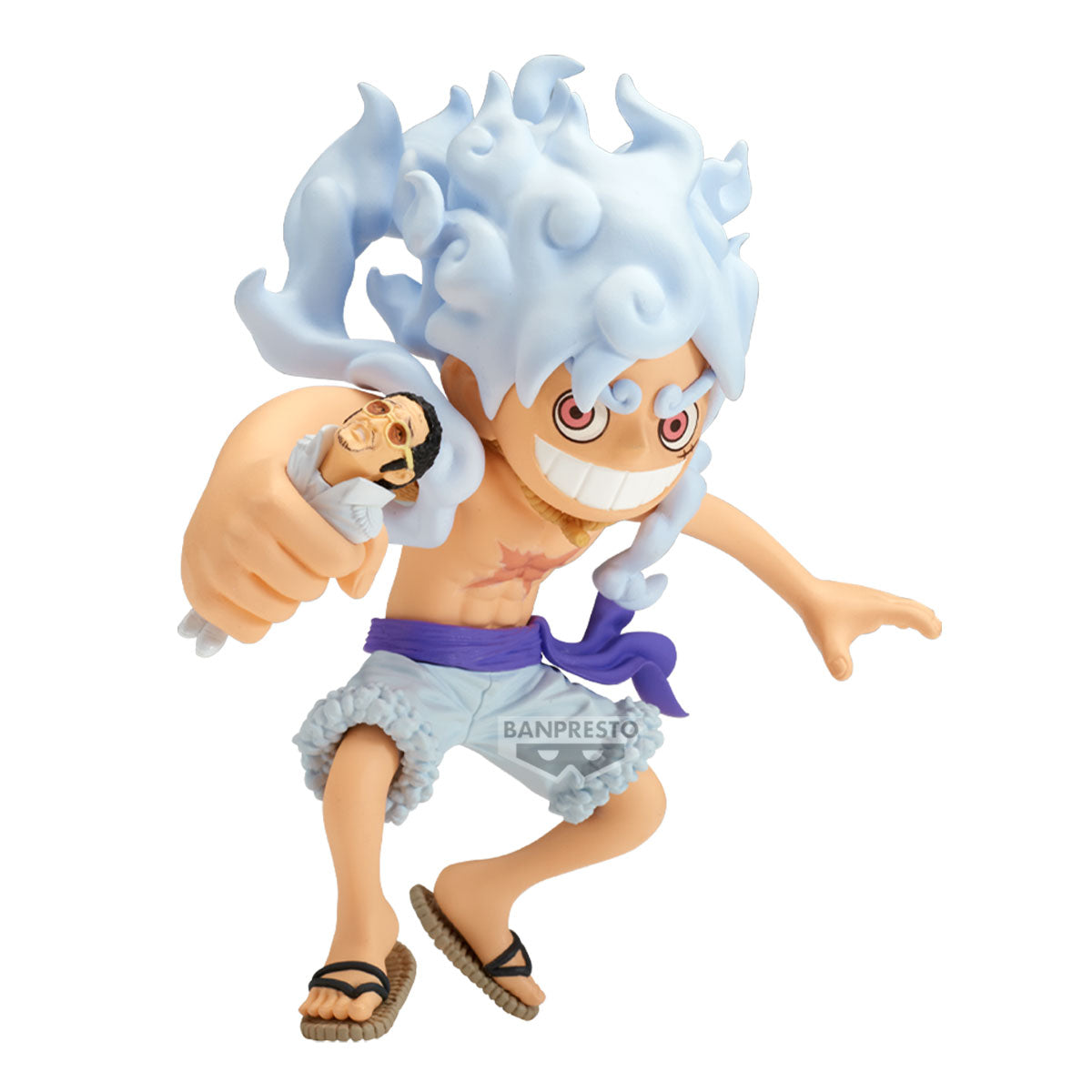 ONE PIECE - Luffy Gear 5 & Borsalino - Figure Mega WCF 13cm