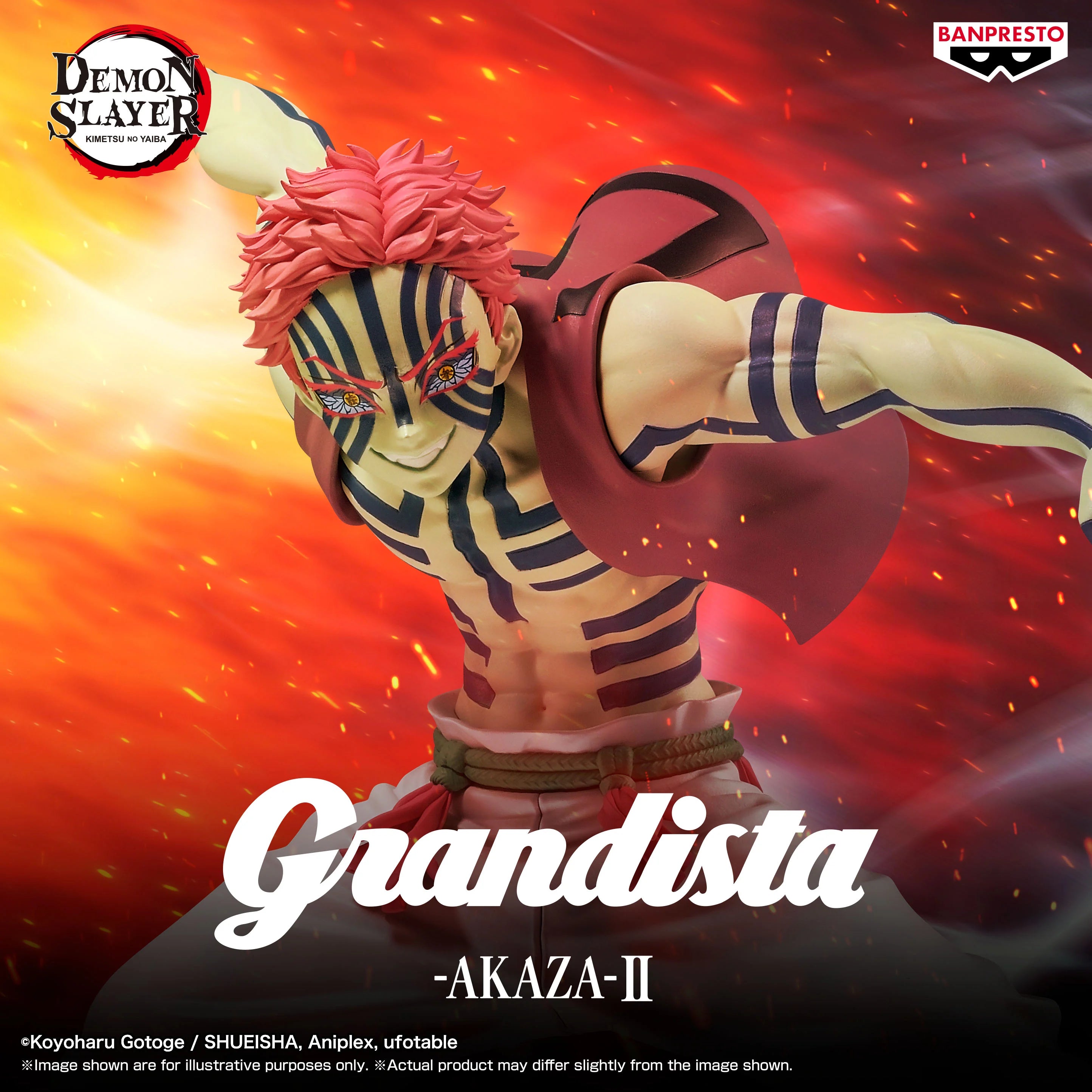 DEMON SLAYER - Akaza - Figure Grandista 23cm