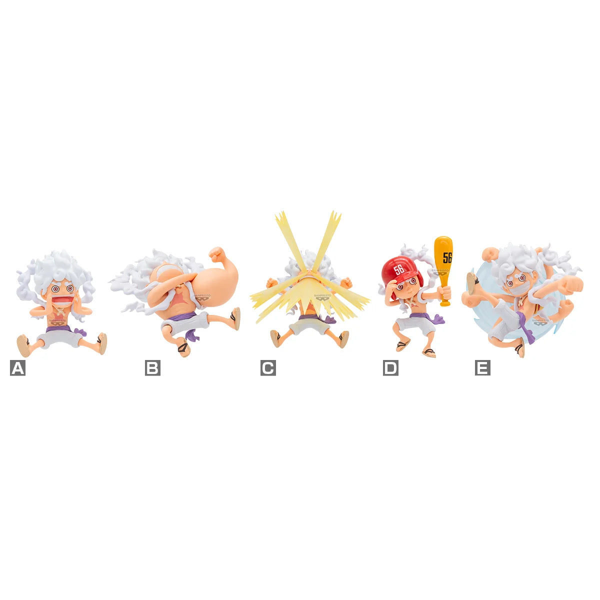 ONE PIECE - Luffy Gear 5 Special 2 - Assortiments 12 Figurine 7-8cm