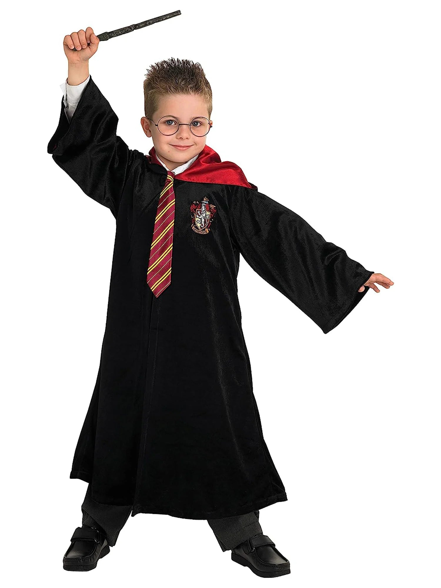 HARRY POTTER - Glasses + Wand + Tie - Accessory Set