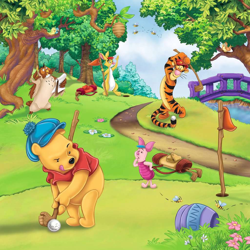 WINNIE THE POOH - Sports day - 3 Puzzle 49P