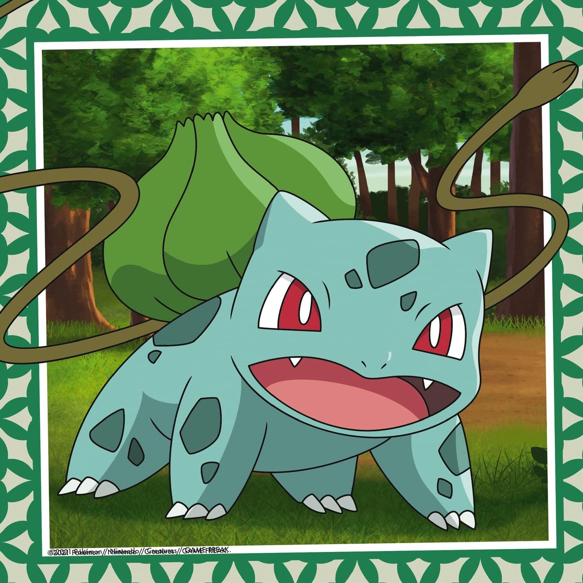 POKEMON - Charmander, Bulbasaur and Squirtle - 3 Puzzle 49P