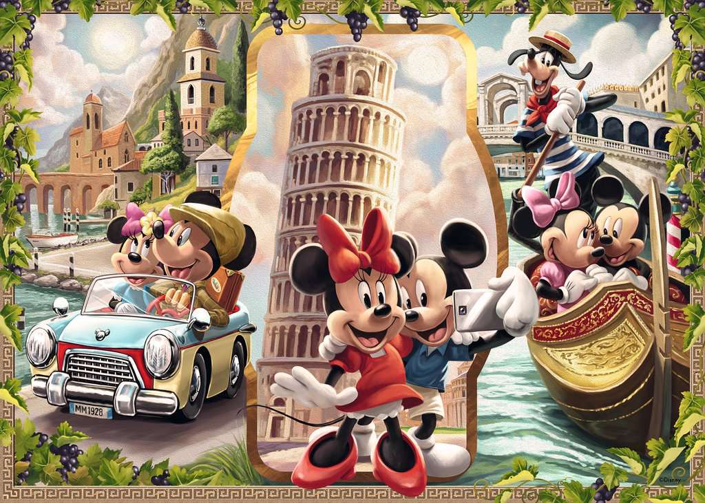 DISNEY - Mickey's vacation - Puzzle 1000P