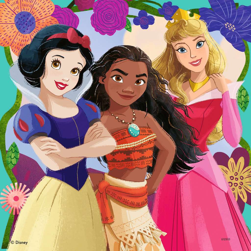 DISNEY PRINCESS - Girl Power - 3 Puzzle 49P