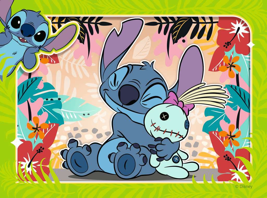 LILO & STITCH - 4 Puzzle 12/16/20/24P - Stitch