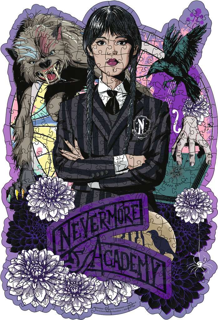 WEDNESDAY - Wooden shape puzzle 300P