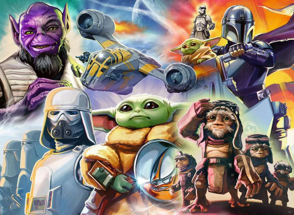 THE MANDALORIAN AND GROGU - Puzzle 500P