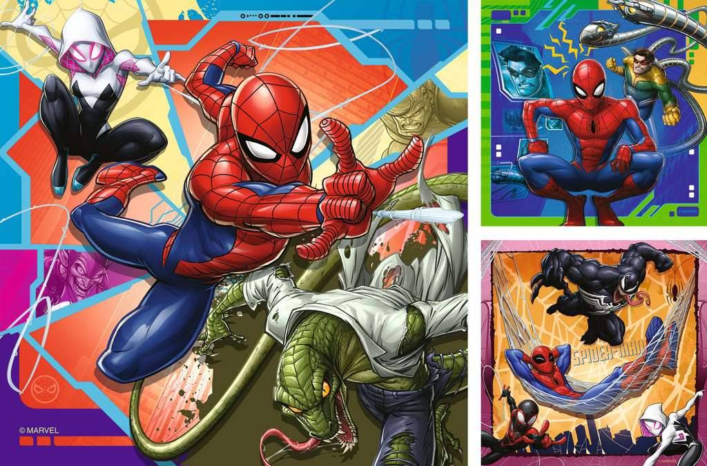 SPIDER-MAN - Special attack - 3 Puzzle 49P