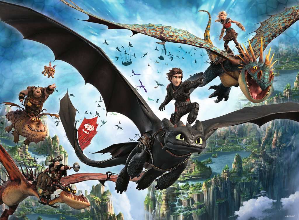 HOW TO TRAIN YOUR DRAGON - Puzzle 150P XXL