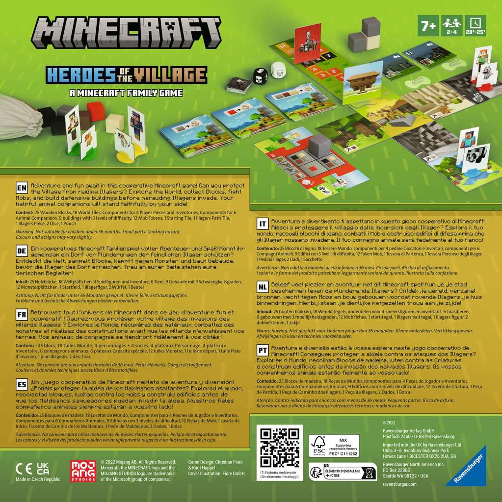 MINECRAFT - JDS - Heroes of thr village (Vers. EN/DE/FR/ES/IT/NL/PT)