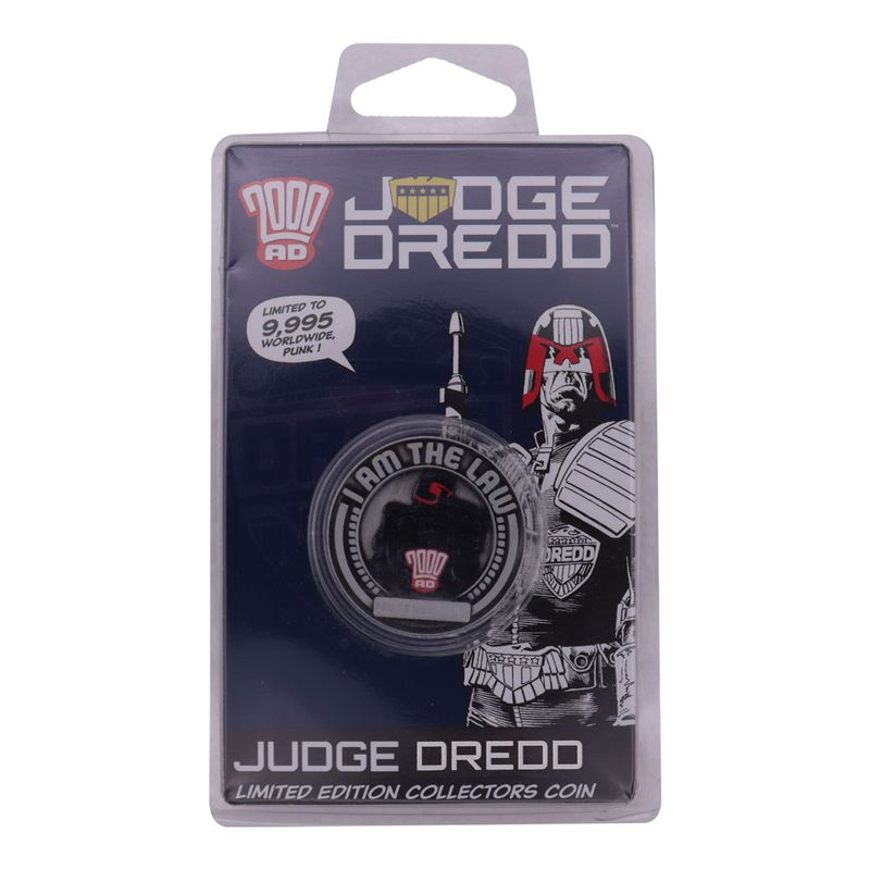 2000AD JUDGE DREDD - Mega-City One - Limited Edition Coin