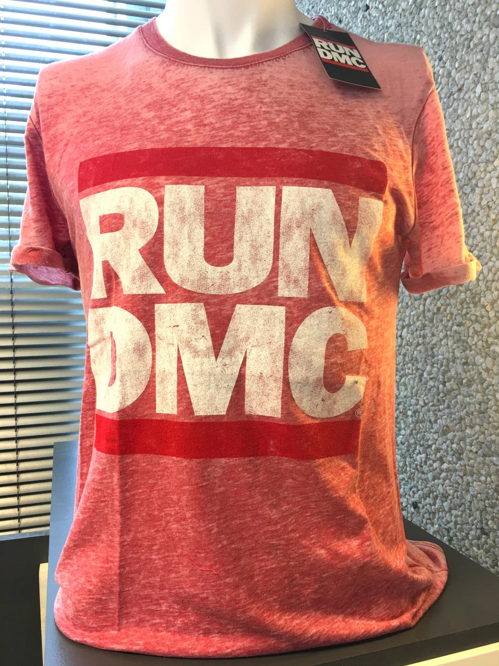 RUN DMC - T-Shirt BurnOut - Logo Vintage (M)
