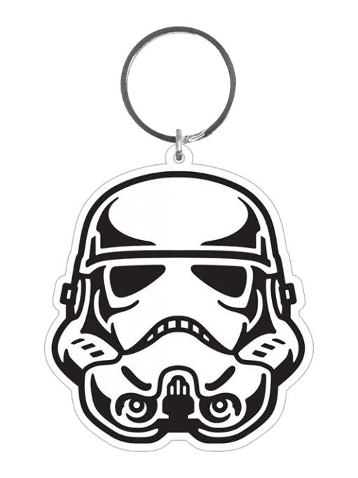 STAR WARS - Rubber Keyring - Stormtrooper 6 Cm