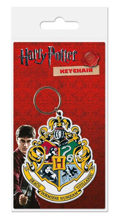 HARRY POTTER - Rubber Keychain - Hogwart's Crest