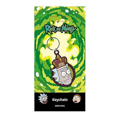 RICK AND MORTY - King of S**t - Rubber Keychain
