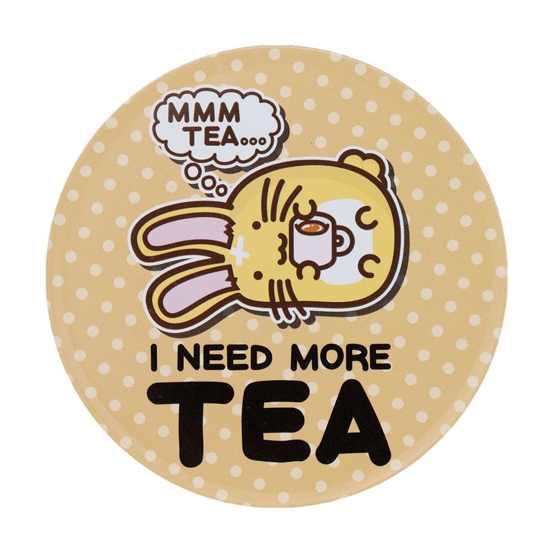 FUZZBALLS - 4 Embossed Metal Coasters