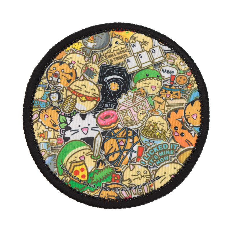 FUZZBALLS - XL Desktop Mat + 1 Coaster