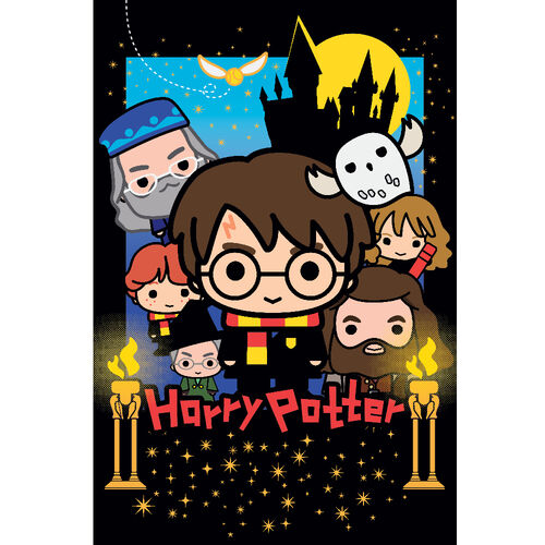 HARRY POTTER - Lenticular Puzzle 3D 300P '31x23cm' & Plush Toy
